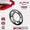 ALPHA SPROCKET สเตอร์หลัง 42 ฟัน ใช้สำหรับ Yamaha YZF-R3 / MT-03 [ APR1119.42 ]