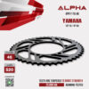 ALPHA SPROCKET สเตอร์หลัง 46 ฟัน ใช้สำหรับ Yamaha YZF-R3 / MT-03 [ APR1119.46 ]