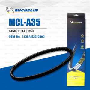 MICHELIN สายพานสำหรับสกู๊ตเตอร์ LAMBRETTA G350 [ MCL-A35 ] ใช้แทน 2130A-E22-00A0