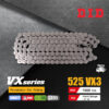 D.I.D โซ่ ดี.ไอ.ดี PRO STREET รุ่น VX-SERIES 525 VX3 สีเหล็ก มีโอริง X-RING [ DID 525-130 VX3 ]